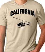 California Police Helicopter T-shirt