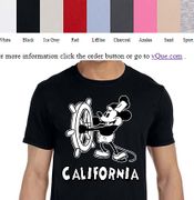 California Steamboat Willie T-shirts on Other Colors