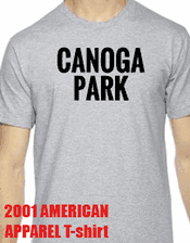 Canoga Park American Apparel T-shirts Wholesale Blank Shirts California