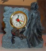 Click - Oh Death with Bug Clock Statuette Figurine