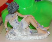 Click - Pinup Rhino Girl Posing Statuette Figurine