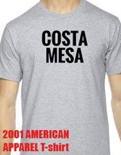 Costa Mesa American Apparel T-shirts Wholesale Blank Shirts California