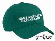 Go here to order the MAGL organic hat - Make America Greenland