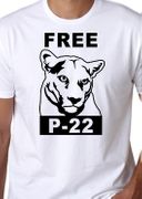 White Free P-22 T-shirts can be ordered here