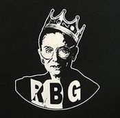 RBG You Know ME Ruth Bader Ginsberg Black T-shirt