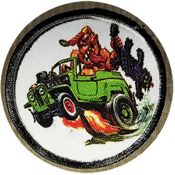 Patch Bad Kid Hot Rod 3 inch Round