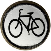 Patch Generic Bicycle Sign 3 inch round