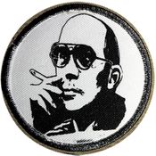 Hunter Thompson 3 inch Round Patch Gonzo