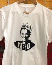 RBG Ruth Bader Ginsberg White T-shirt