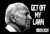 Get Off My Lawn Biden 2020 Black T-shirt
