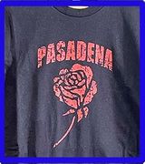 Pasadena Red Rose Black T-shirt