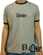 Denver Newspaper Font T-shirt