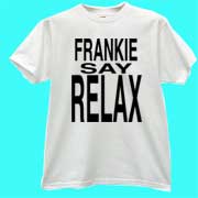 Frankie Say Relax - Retro style White T-shirt (just when you thought it was over)