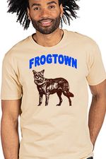 Frogtown Coyote Los Angeles Neighborhood Tan T-shirt