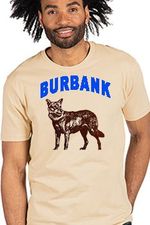 Burbank Coyote Tan tshirt Los Angeles City Neighborhood T-shirt