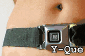 GM Seatbelt Buckle Belt - Adjustable Width