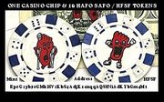 Hafo Safo Casino Chip with 10 Associated HFSF Hafo Safo Tokens - Meme Coin
