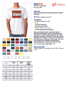 Hanes 5180 Beefy T t-shirt specifications blank or with Atlanta Georgia design