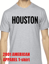 Houston American Apparel T-shirts Wholesale Blank Shirts California