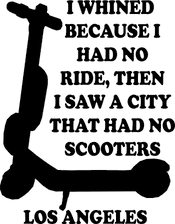 I whined because I didn't have a ride - then I saw a City that had no Scooters Design