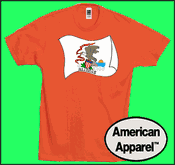 Illinois State Flag T-shirts - Made in USA w / optional custom tee shirt printing