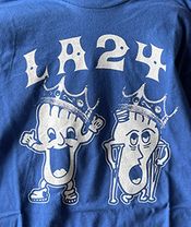 Los Angeles 24  Dodgers Colors Happy foot Sad Foot Hafo Safo T-shirt