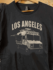 Los Angeles Black Taco Truck T-shirt 31d70e73781