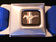 Mustang Horse Seatbelt Belt - Choose Color (Adjustable fit) other cars available too