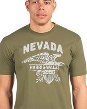 Nevada State Harris Walz 2024 American Eagle Kamala Military Green T-shirt