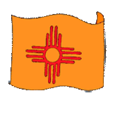 New Mexico State Flag Cotton Tee Shirts - Made in USA  w/ optional custom t shirt printing