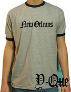 New Orleans Newspaper font T-shirt