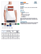 Next Level 3600 t-shirt specifications blank or with Atlanta Georgia design
