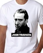 Nicolas Cage as John Travolta White T-shirts
