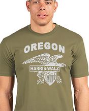 Oregon State Harris Walz 2024 American Eagle Military Green T-shirt