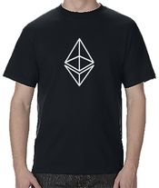 Ethereum Black T-shirts Pay Via Ethereum - Buy retail products with Ethereum online
