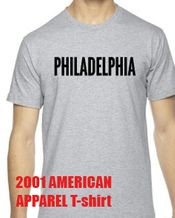 Philadelphia American Apparel T-shirts Wholesale Blank Shirts Pennsylvania