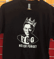 RBG T-shirts and Masks Ruth Bader Ginsburg Never Forget