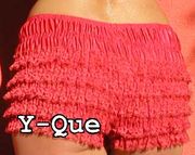 Red Ruffle Butt Panties - One size fits most