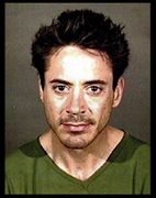 Robert Downey Jr. Mugshot Mousepad