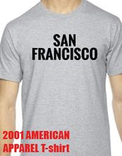 San Francisco American Apparel T-shirts Wholesale Blank Shirts California