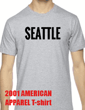 Seattle American Apparel T-shirts Wholesale Blank Shirts Washington