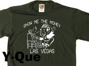 Show Me The Money Las Vegas Gambling T-shirts - Forest Green T-shirt
