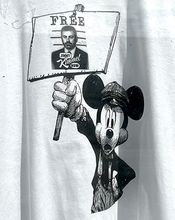 Steamboat Willie Protest Free Speech Jimmy Kimmel Sign