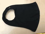 Stretchy Neoprene Black Masks - One Size sold by the dozen