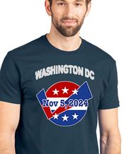 Washington DC GOTV November 5 2024 Dark Blue T-shirt VOTE