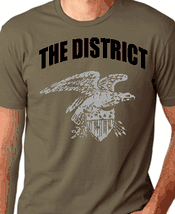 Washington DC The District T-shirts with neighborhood names
