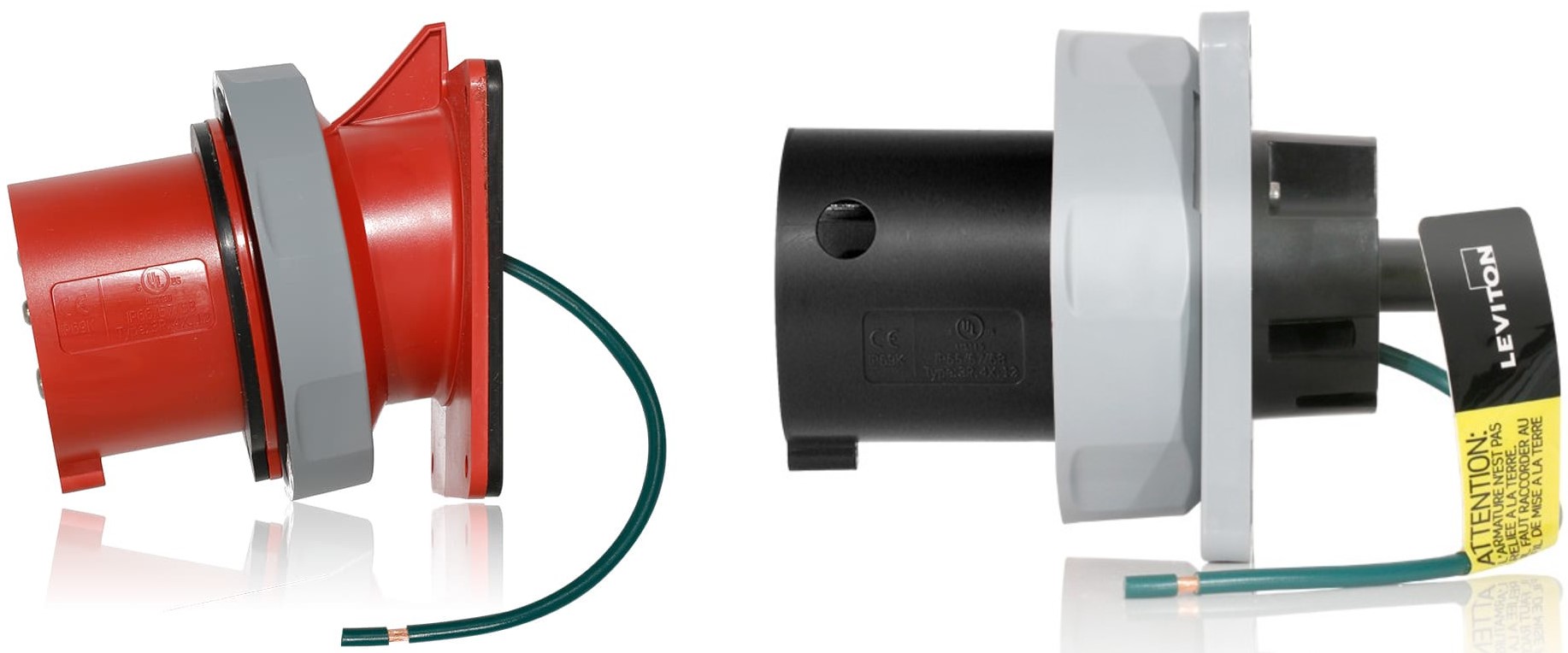 Leviton LEV Series IEC 60309 Pin & Sleeve Inlets