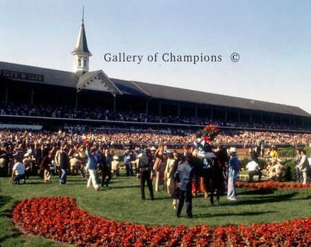 1979 Kentucky Derby Winner Spectacular Bid - Winners Circle