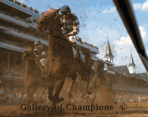 1987 Kentucky Derby Winner Alysheba - Chris McCarron Jockey