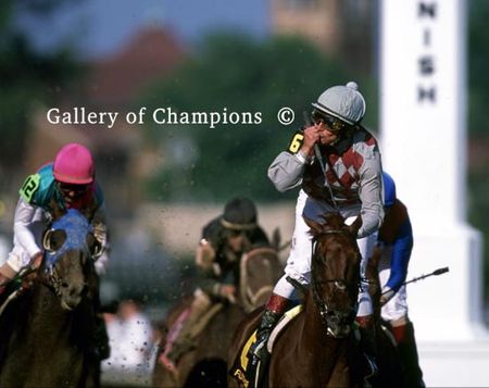 2003 Kentucky Derby Winner Funny Cide - Head On